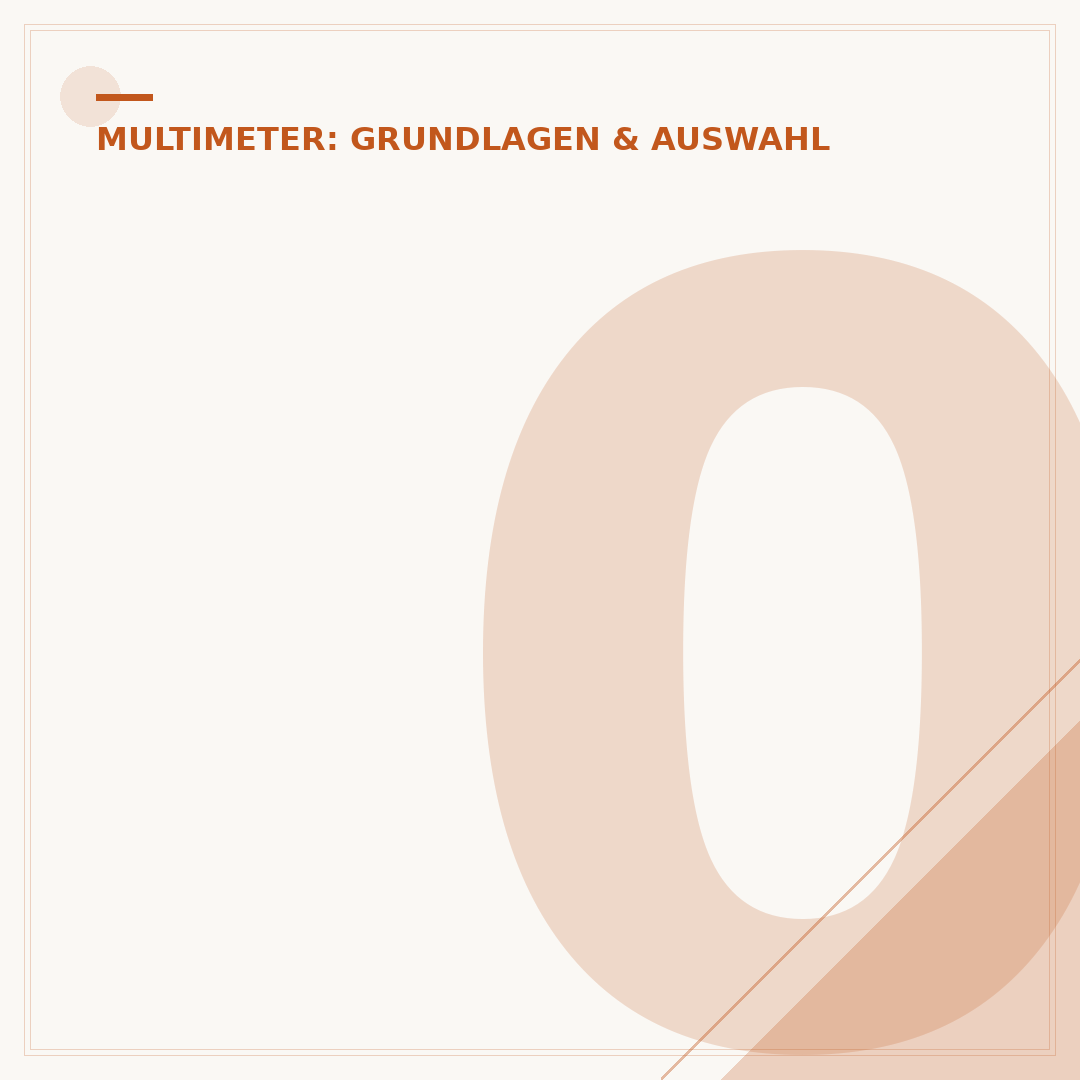 0 l auf Multimeter: Messwert verstehen & Fehlerquellen