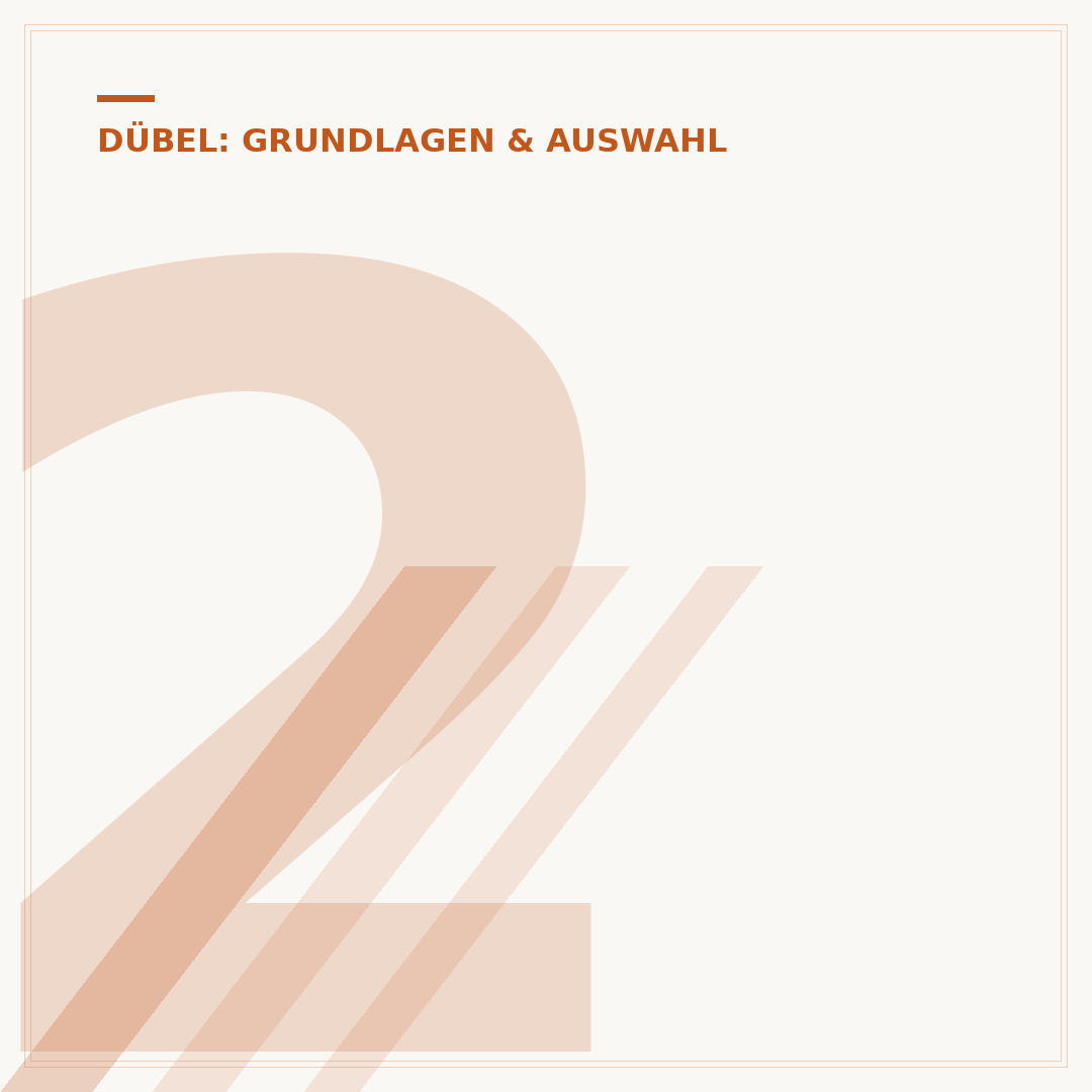 2-Komponenten-Dübel