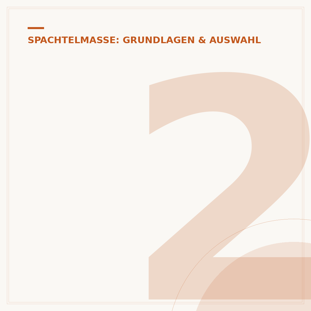 2K Spachtelmasse: Eigenschaften, Anwendung & Auswahl