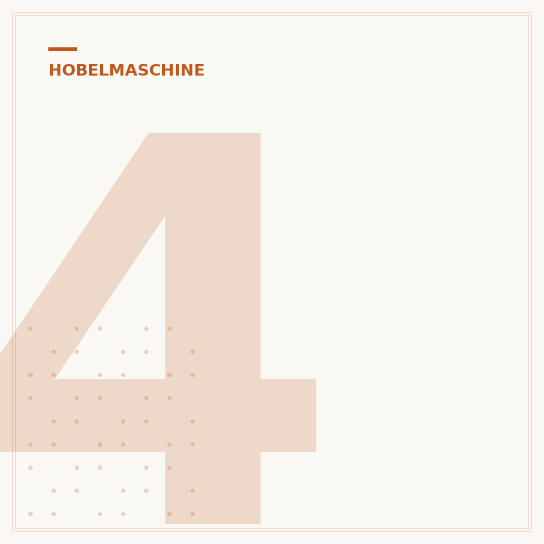 4-Seiten-Hobelmaschine