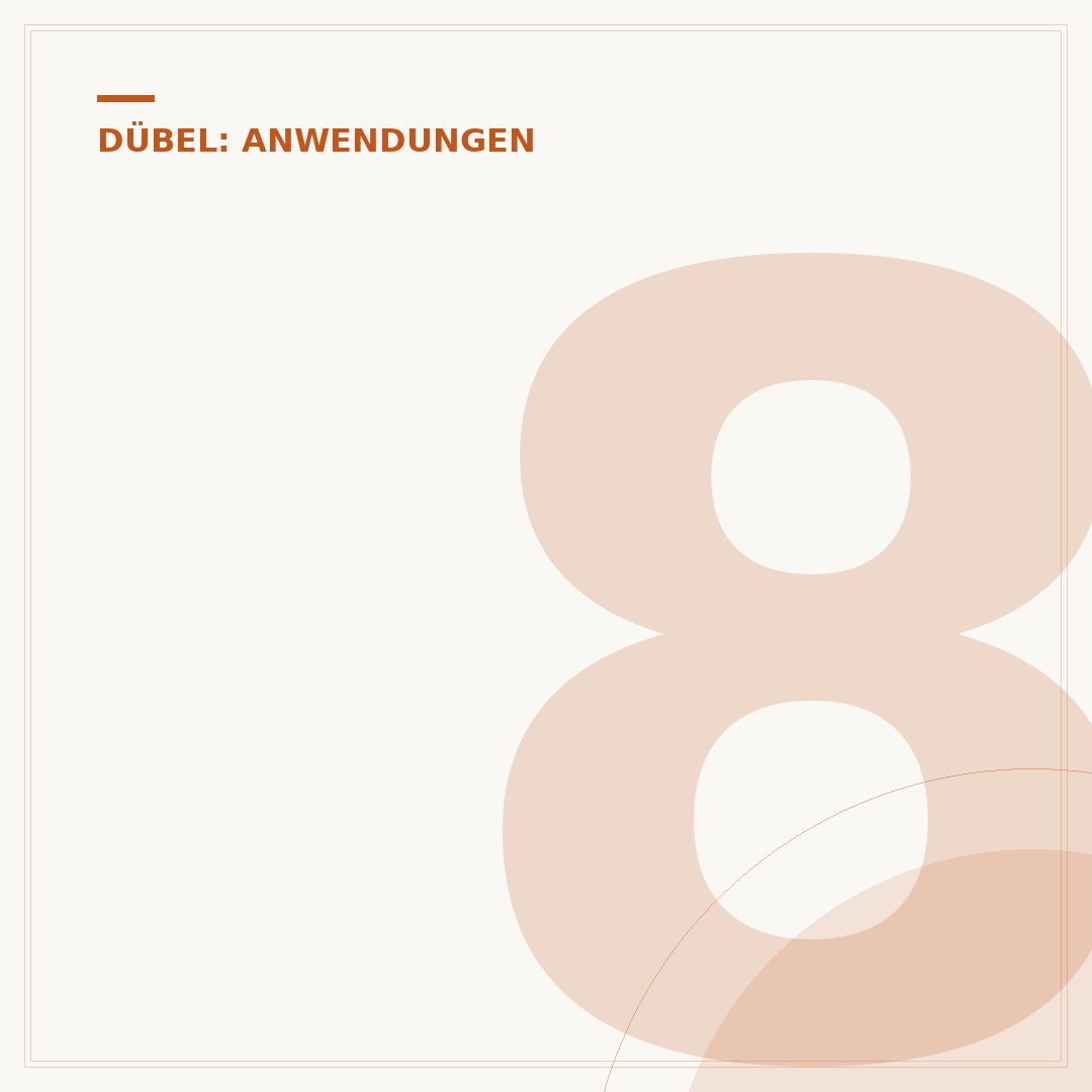 8er Dübel: Welche Schraube passt perfekt?