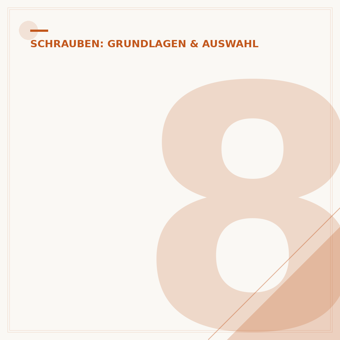 8er Schrauben
