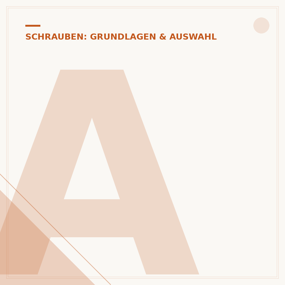 A2-70 Schrauben: Material, Festigkeit und Anwendung erklärt
