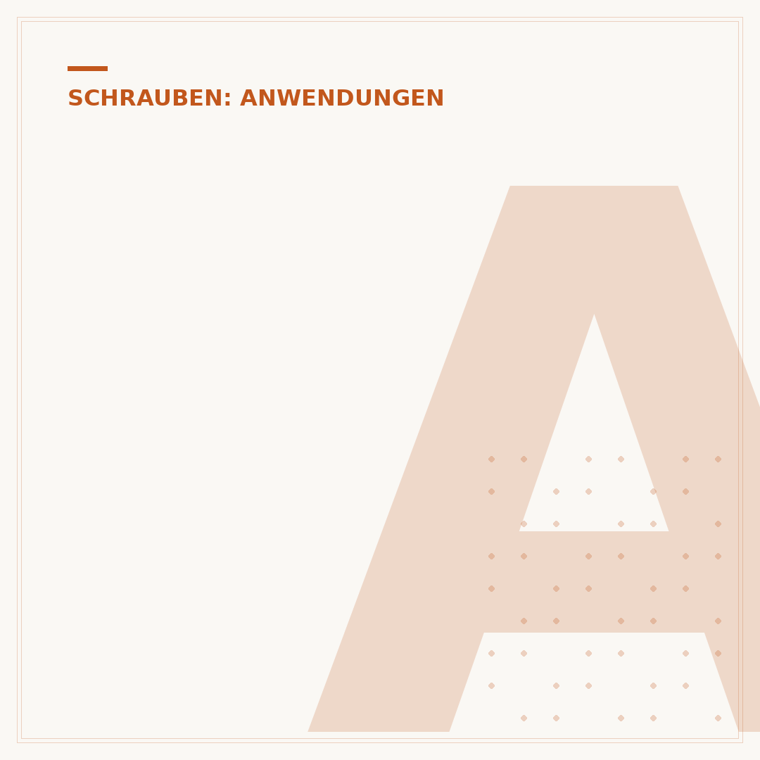 Abdeckkappen für Schrauben: Schutz, Ästhetik & Materialwahl