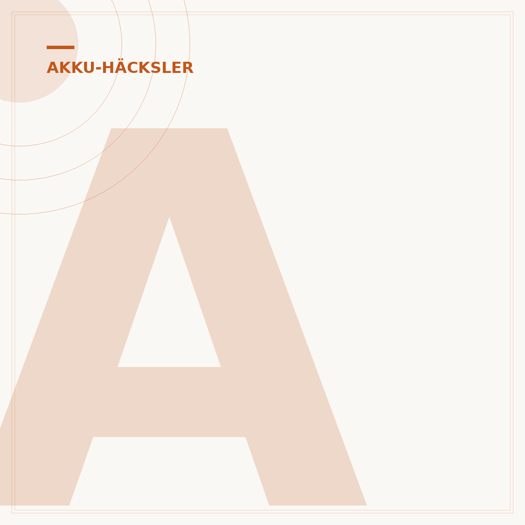 Akku-Häcksler