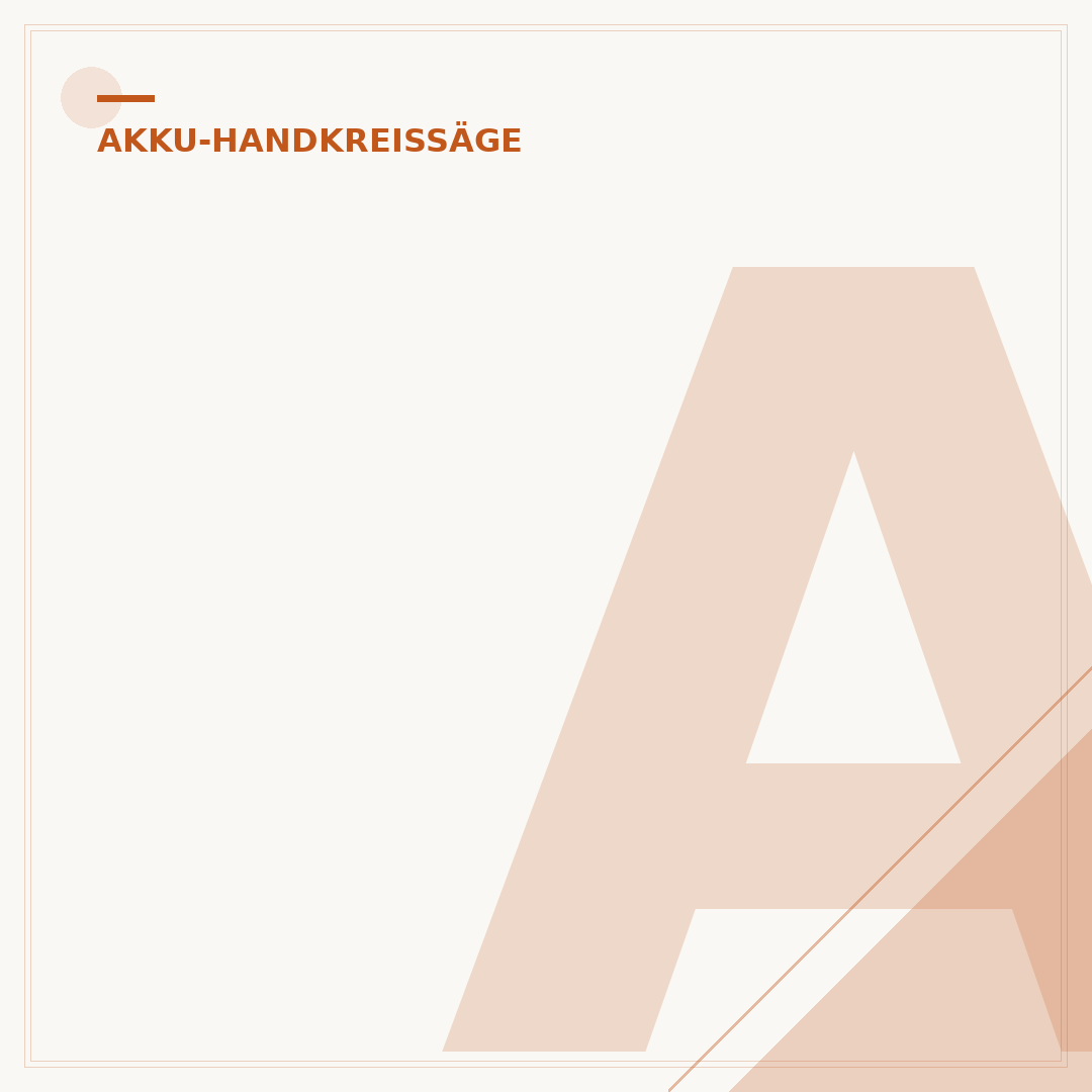 Akku-Handkreissäge von Bosch Blau