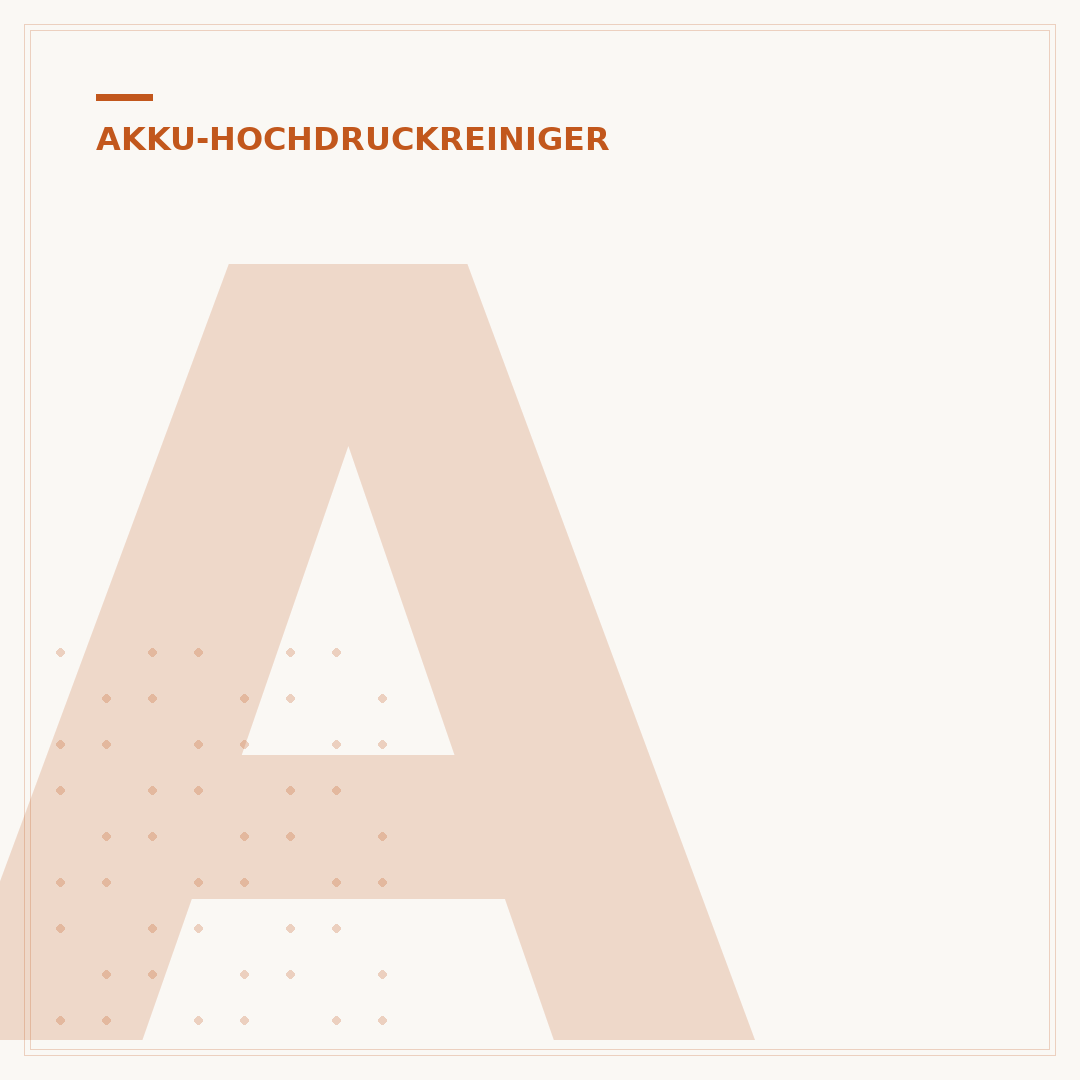 Akku-Hochdruckreiniger