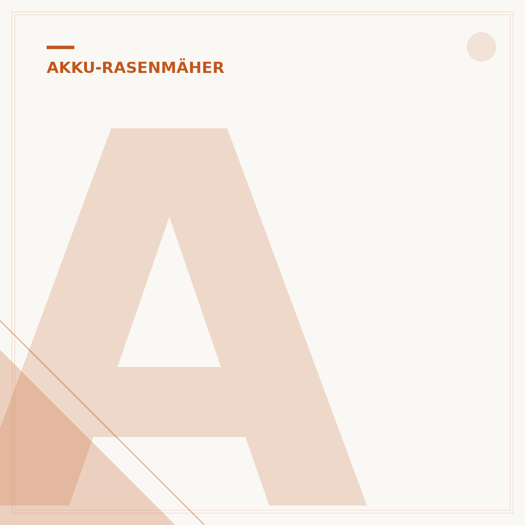 Akku-Rasenmäher mit 2 Akkus