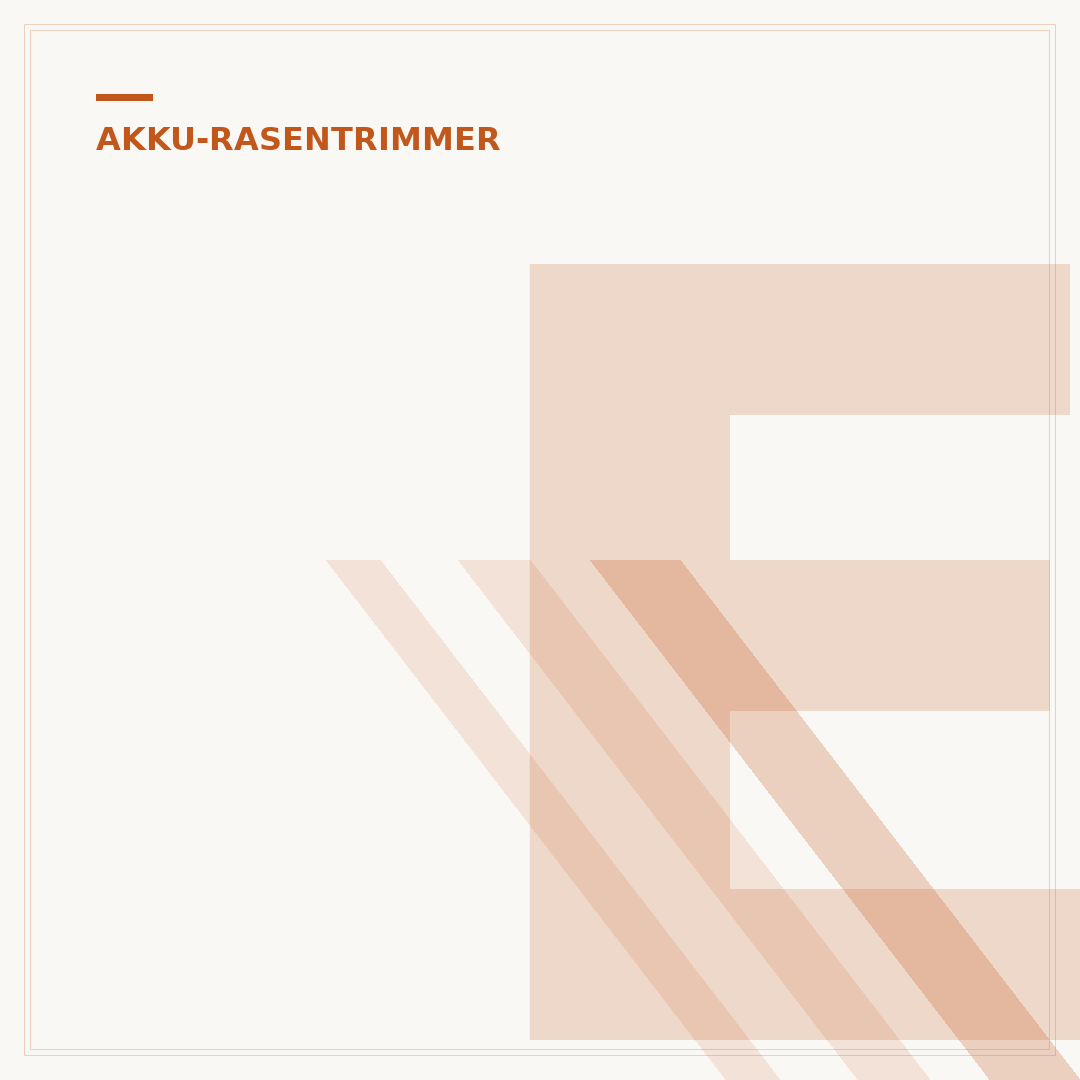 Elektro-Rasentrimmer mit Akku