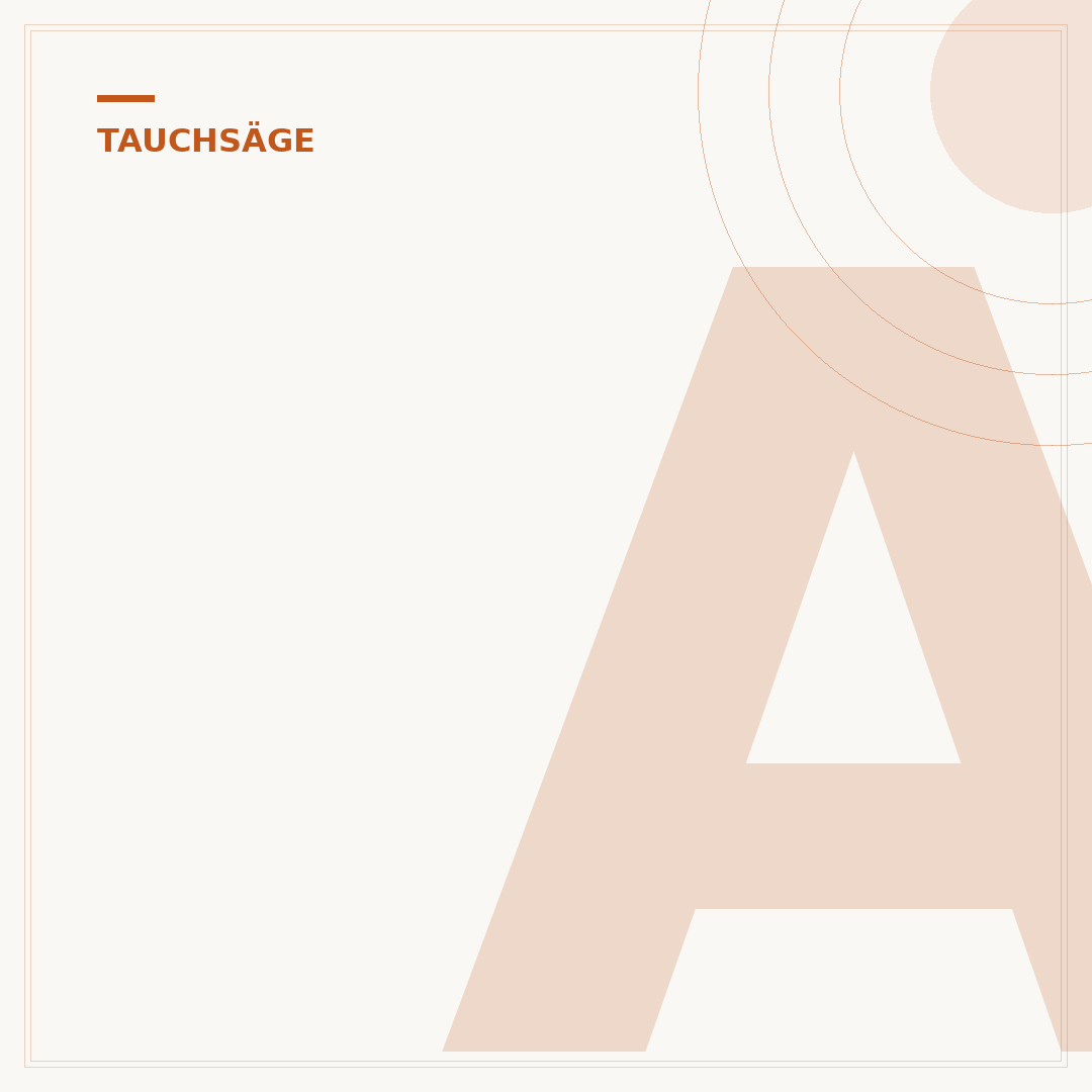 Akku Tauchsäge: Leistung, Modelle und Anwendung im Detail