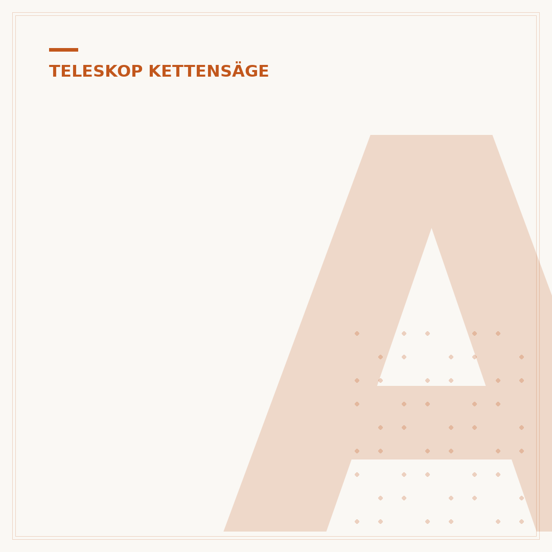 Akku Teleskop Kettensäge: Leistung & Vorteile im Detail