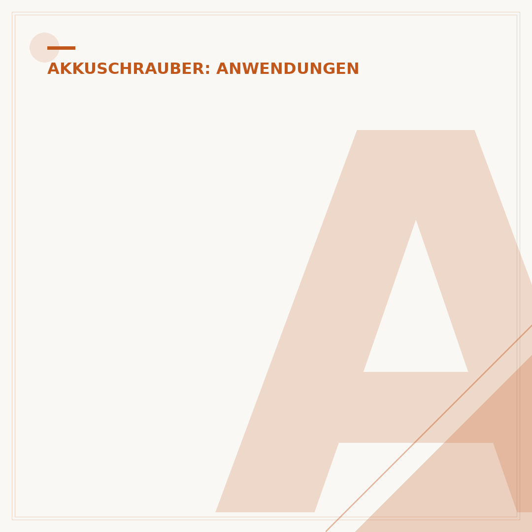 Aufsätze für Akkuschrauber