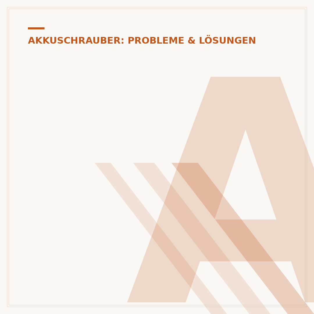 Akkuschrauber Bitaufnahme klemmt: Ursachen & Lösungen