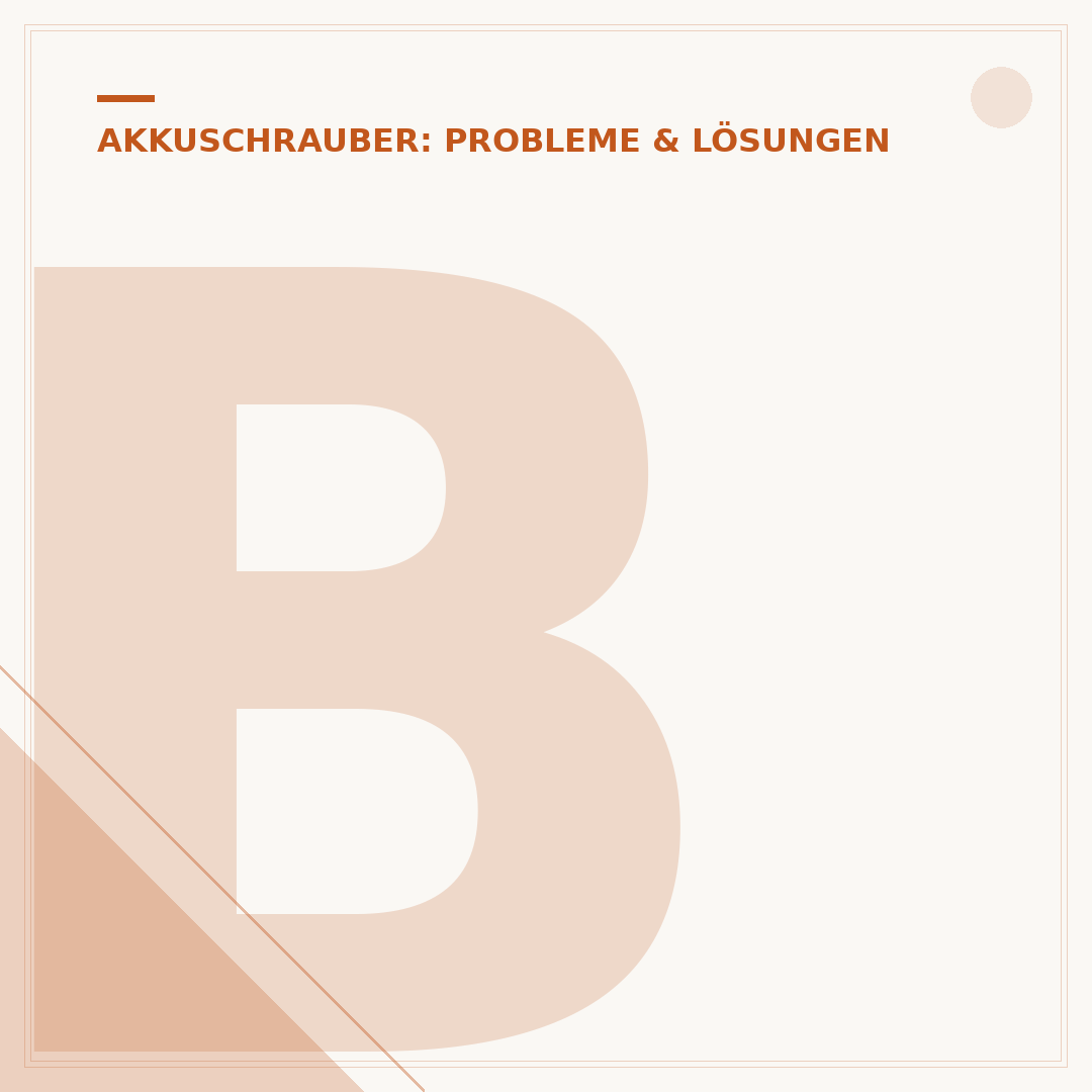 Bohrfutter des Akkuschraubers lässt sich nicht öffnen