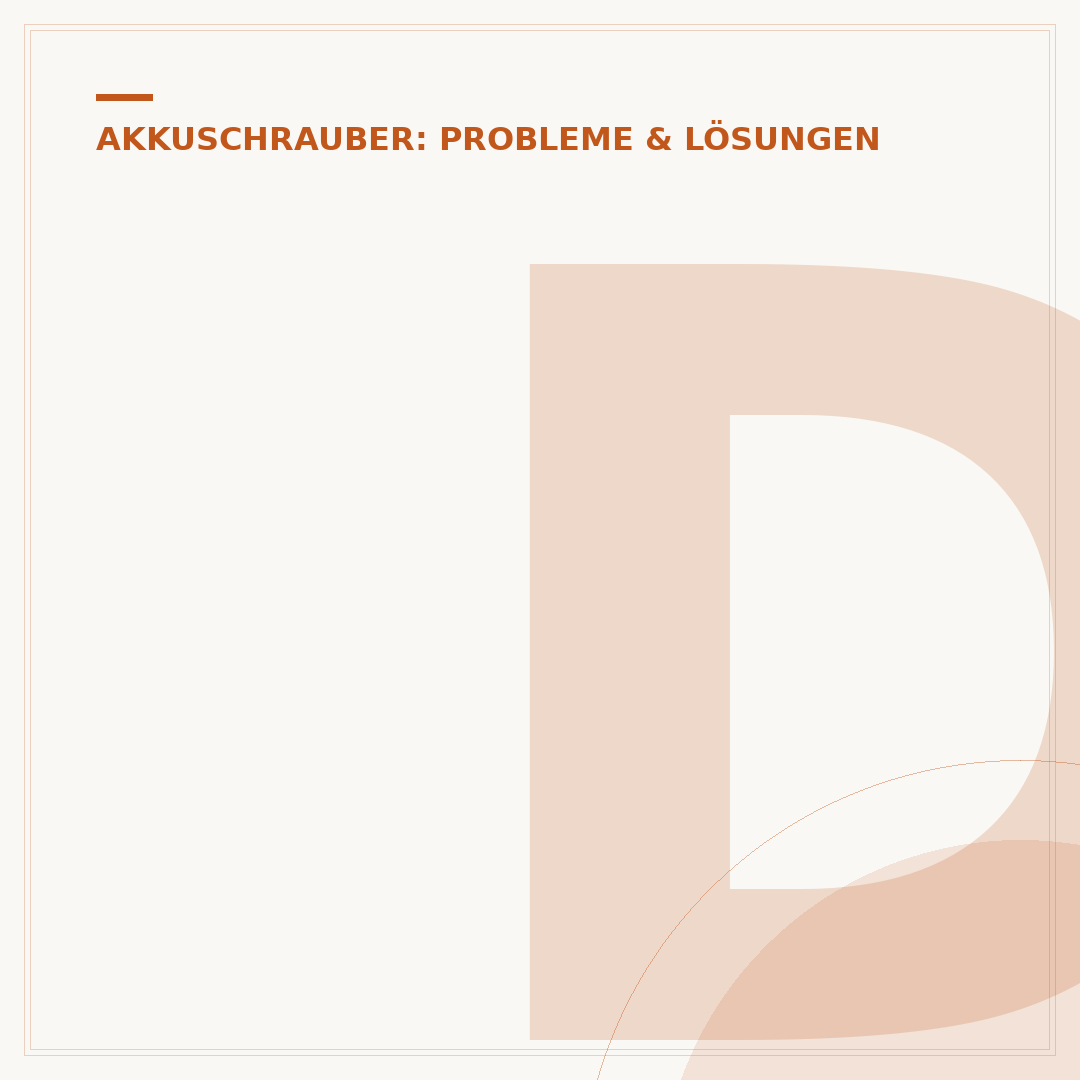 Drehmomentring des Akkuschraubers blockiert