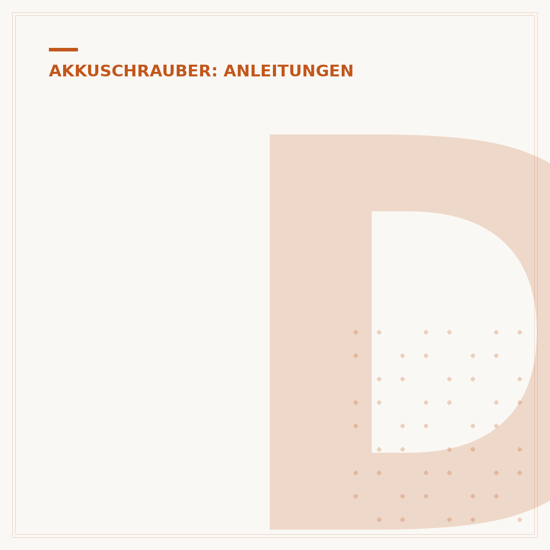 Drehmomentring am Akkuschrauber einstellen