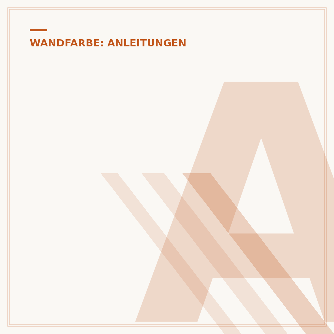 Alte Wandfarbe entfernen