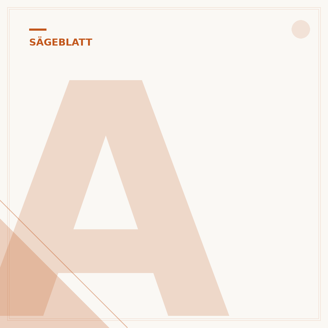 Alu-Sägeblatt für Kappsäge