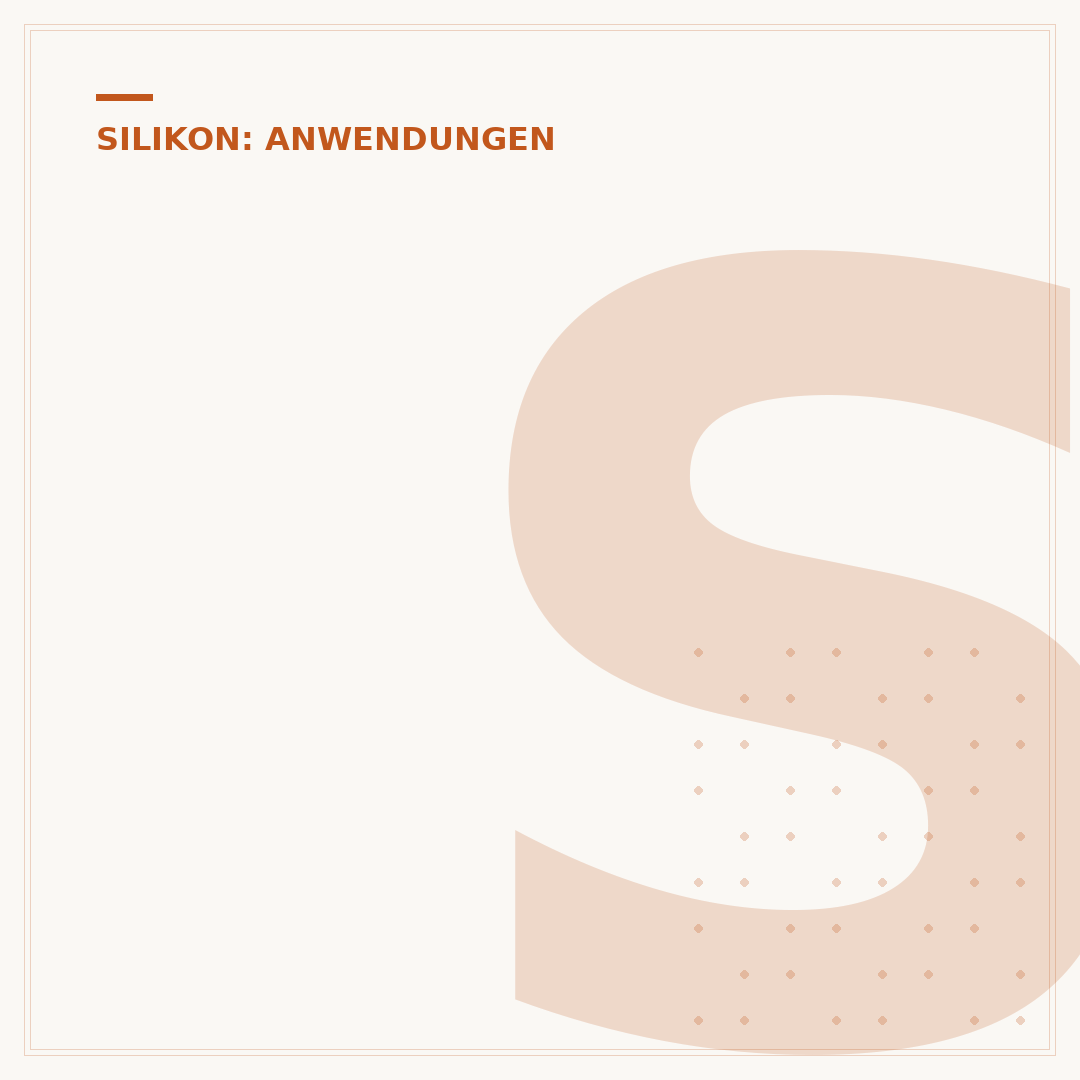 Silikon auf Aluminium