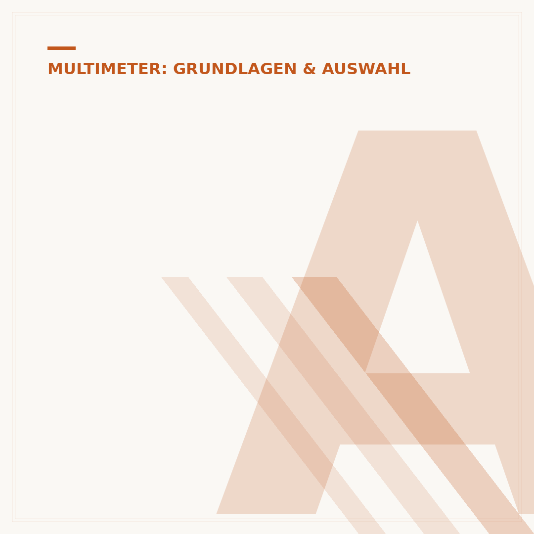 Analog Multimeter: Grundlagen und Anwendung verstehen
