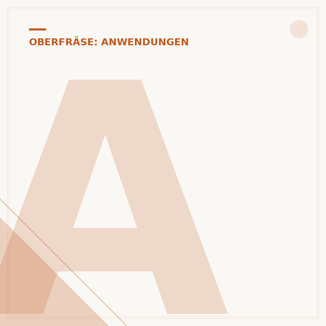 Anschlag für Oberfräse