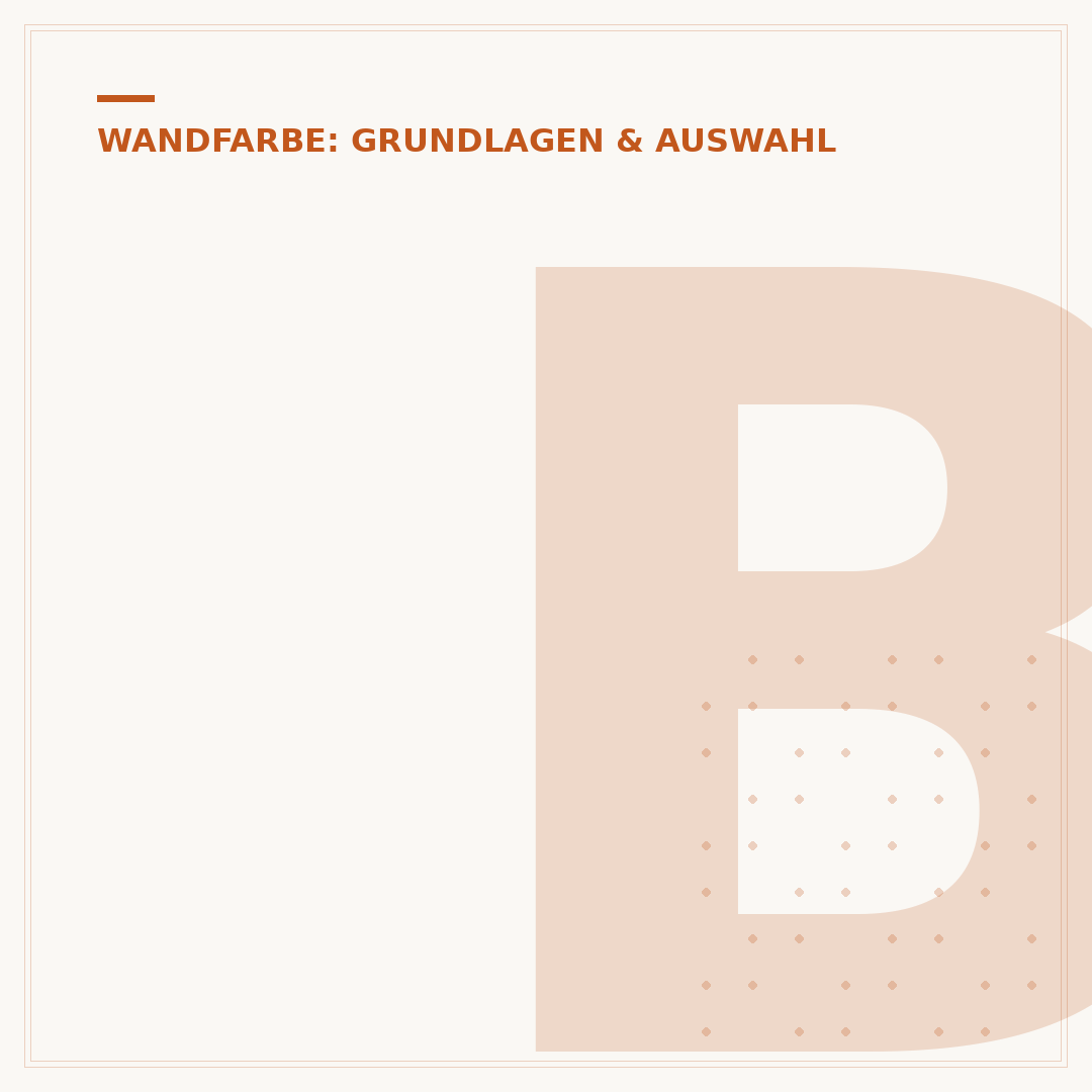 B1 Wandfarbe: Brandschutz für Ihre Räume prüfen