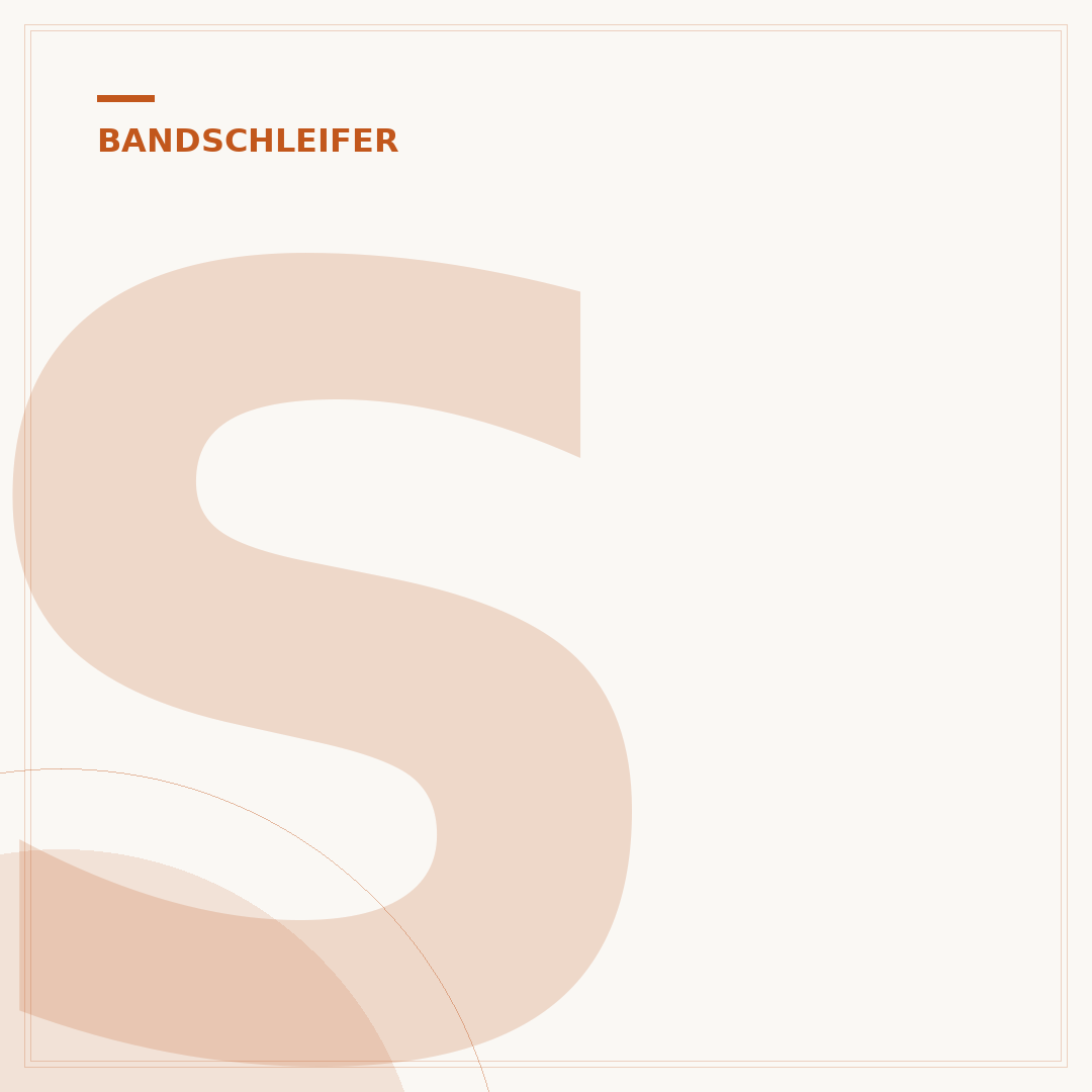 Schmaler Bandschleifer