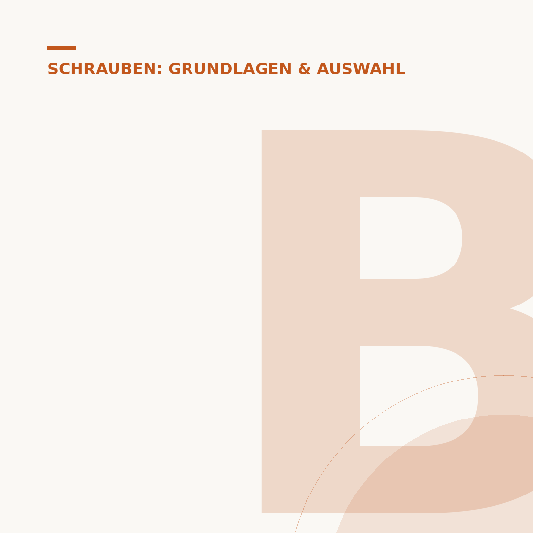 Bankirai-Schrauben