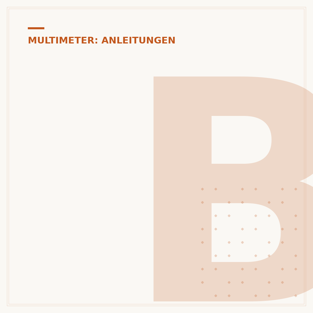 Batterie prüfen mit Multimeter: Spannung und Zustand messen