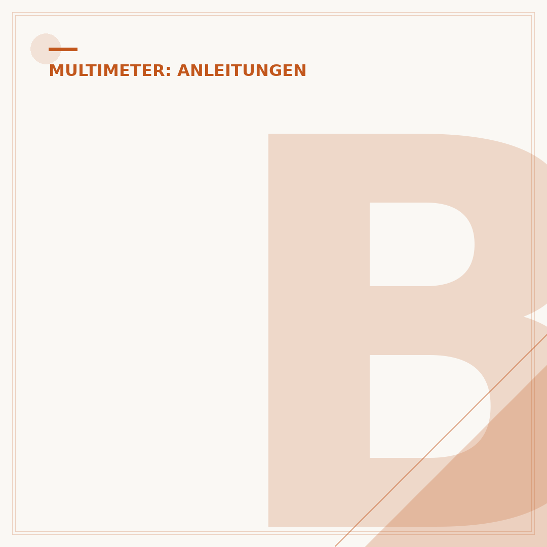 Batterie testen mit Multimeter: Spannung & Zustand prüfen