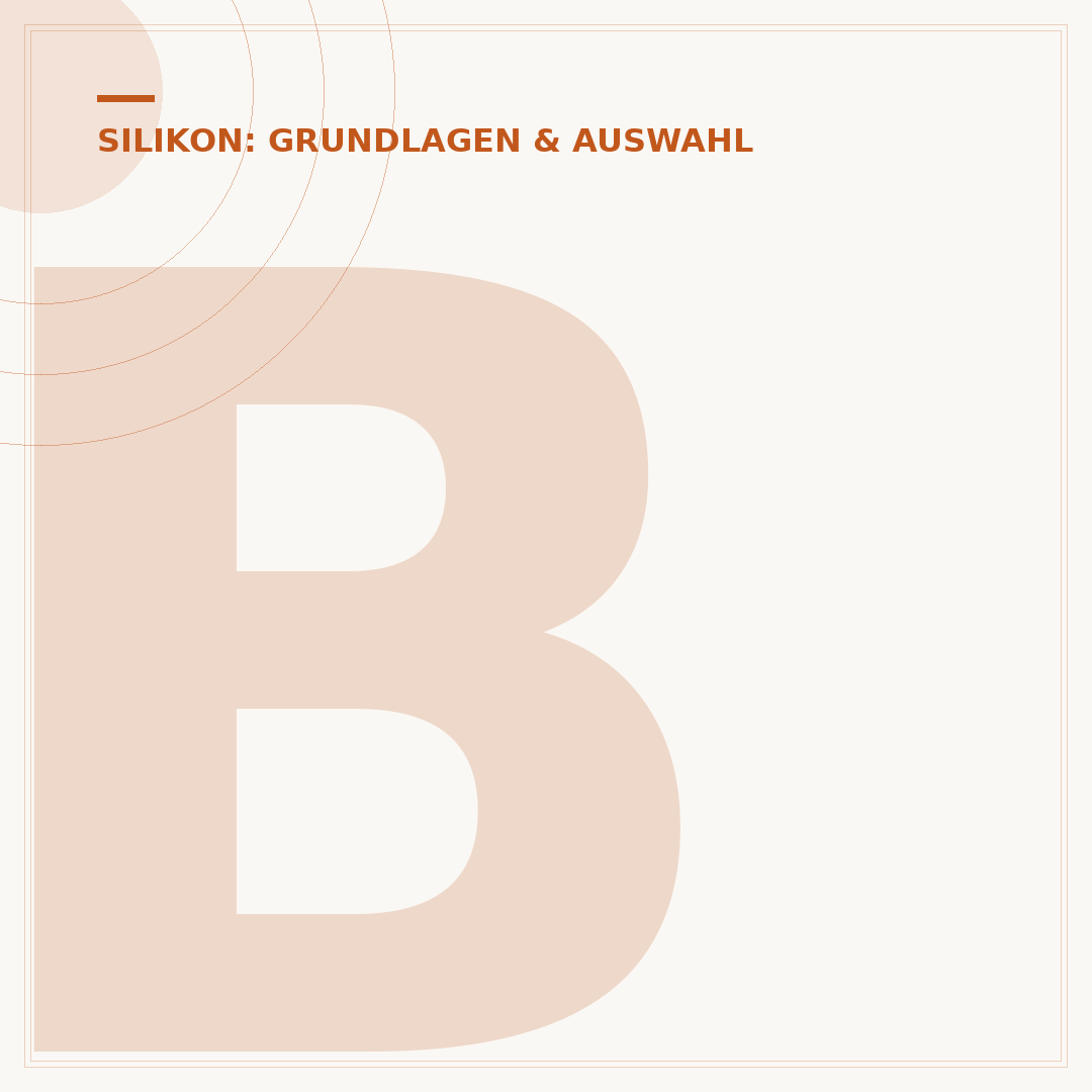 Bau Silikon: Eigenschaften, Anwendungen und Typen im Detail