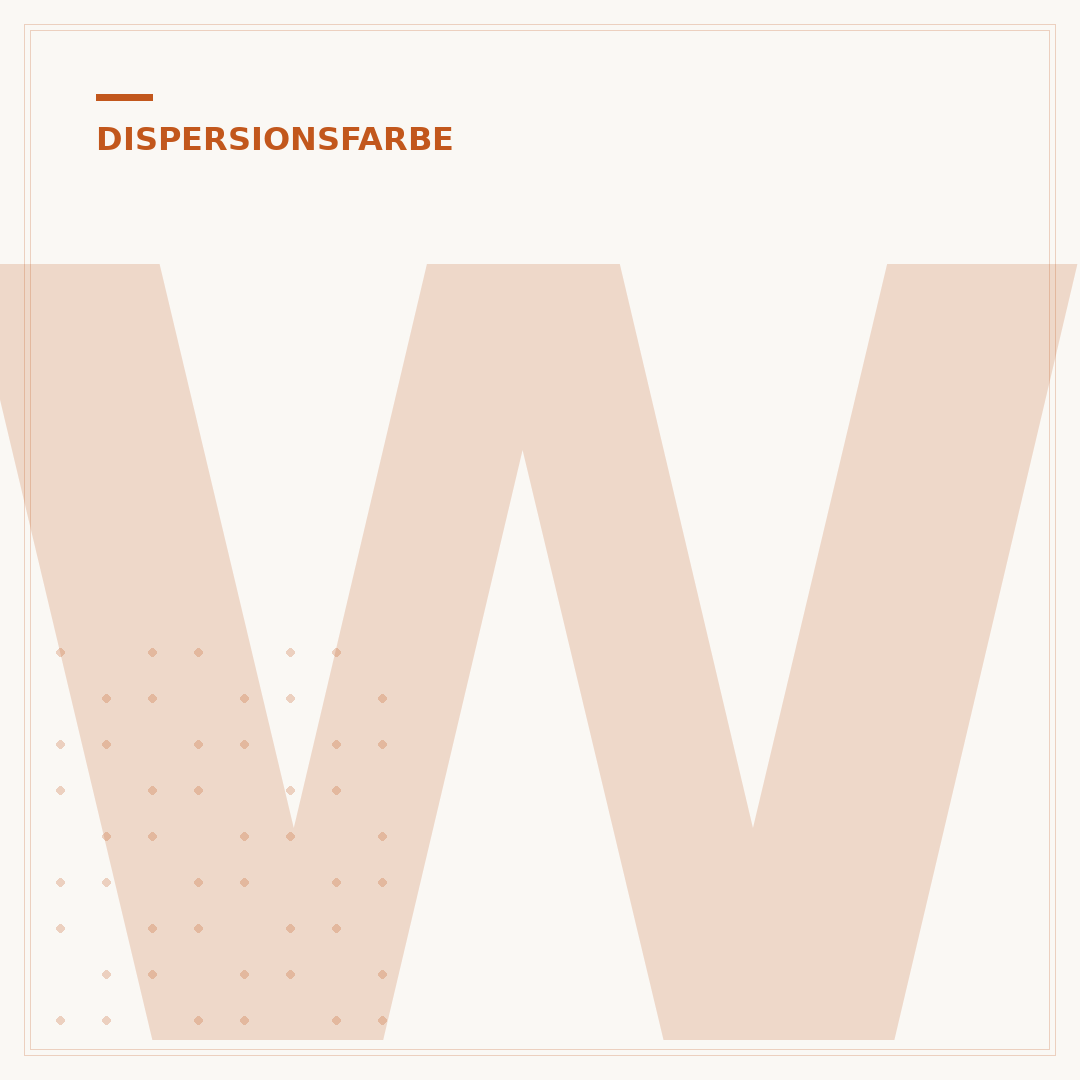 Was bedeutet Dispersionsfarbe?
