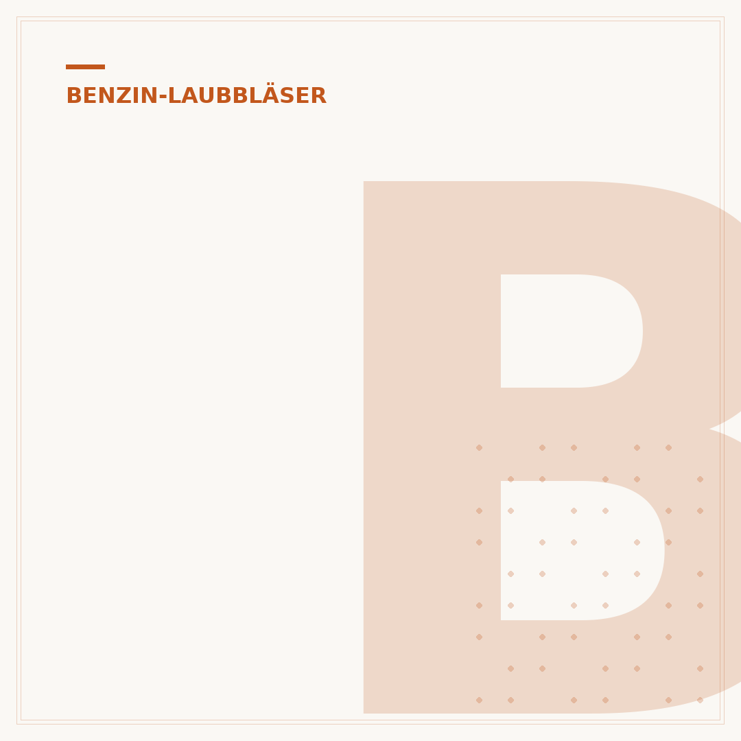 Benzin Laubbläser: Leistung, Effizienz & Auswahlkriterien