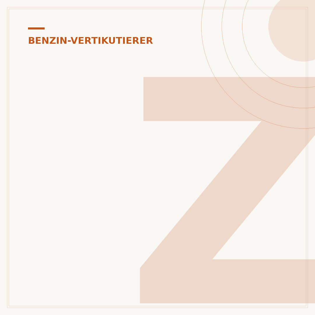 Zündkerze des Benzin-Vertikutierers wechseln