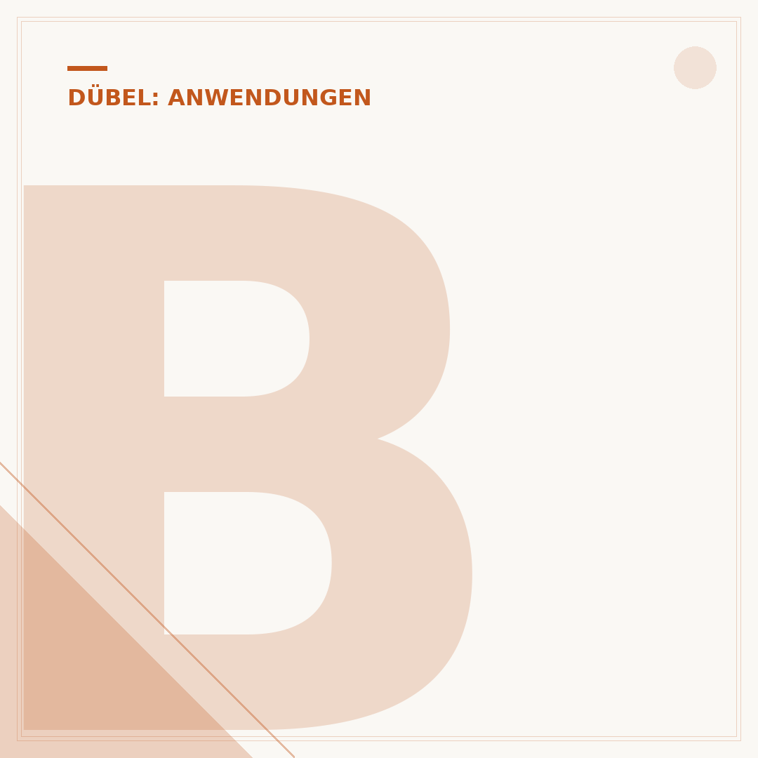 Beton-Dübel