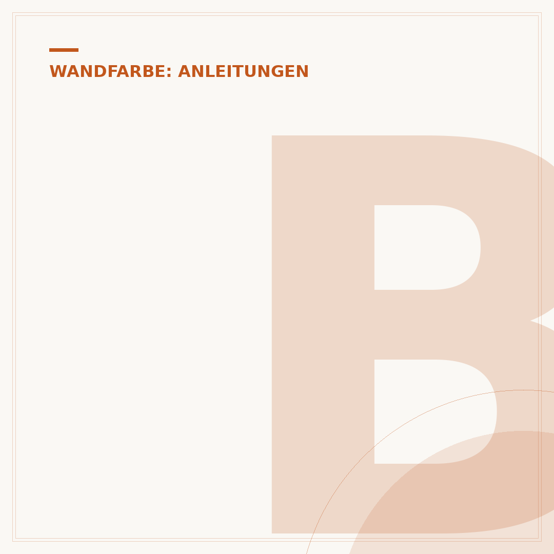 Beton-Wand streichen