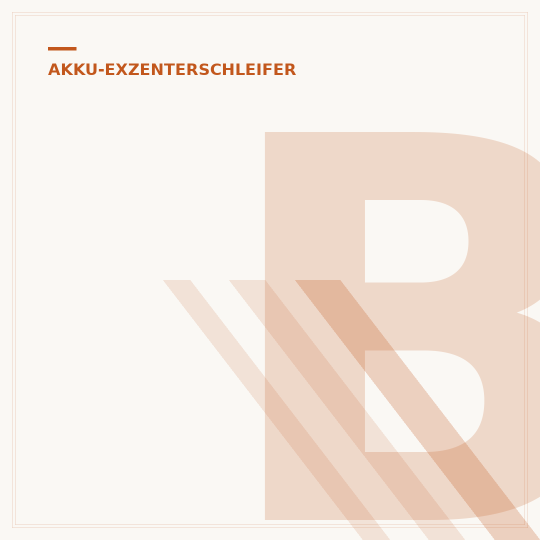 Bosch Akku-Exzenterschleifer 18V