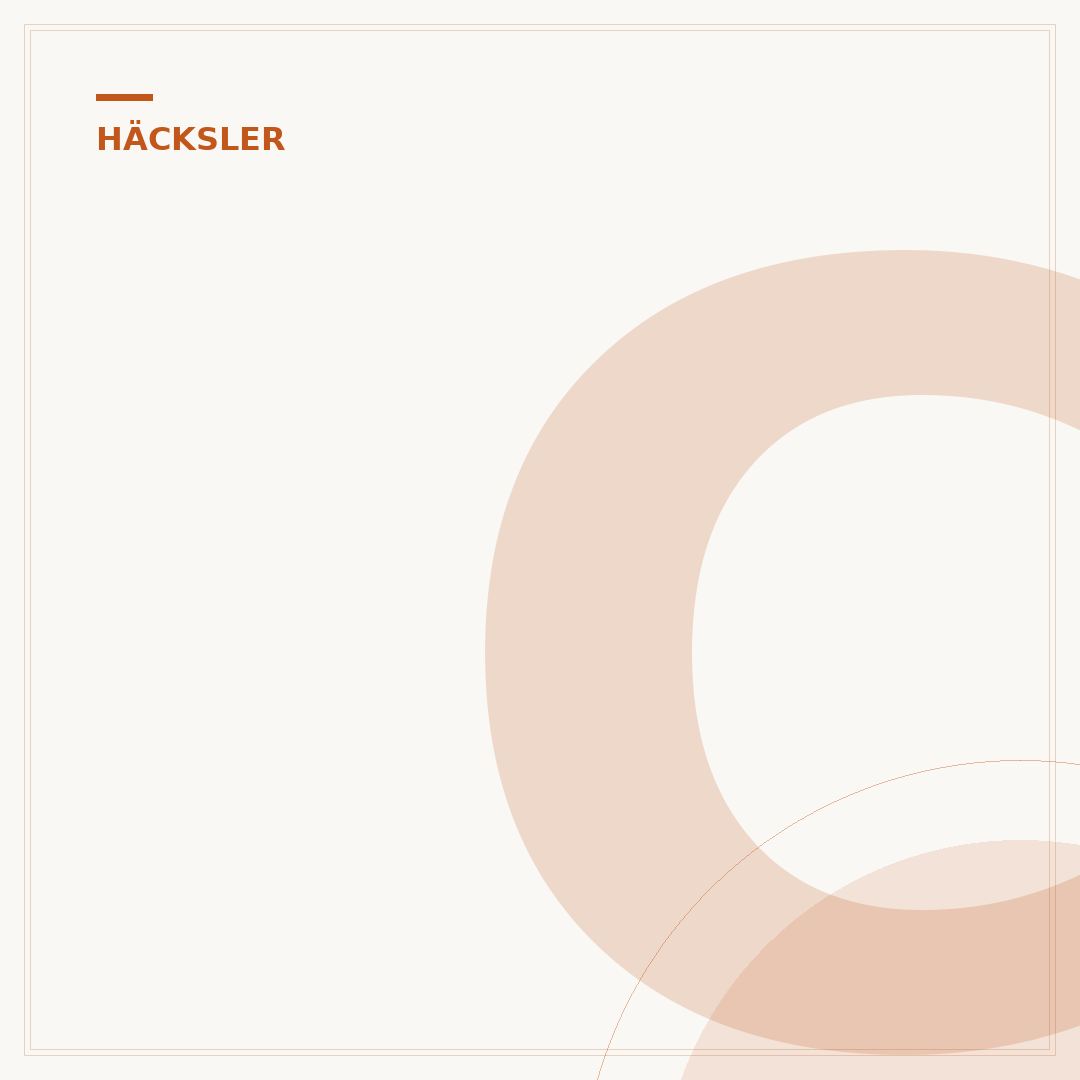 CMI Häcksler: Modelle, Leistung und Auswahlkriterien