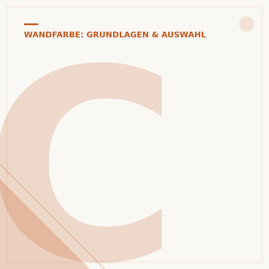 Creme-Wandfarbe im Wohnzimmer