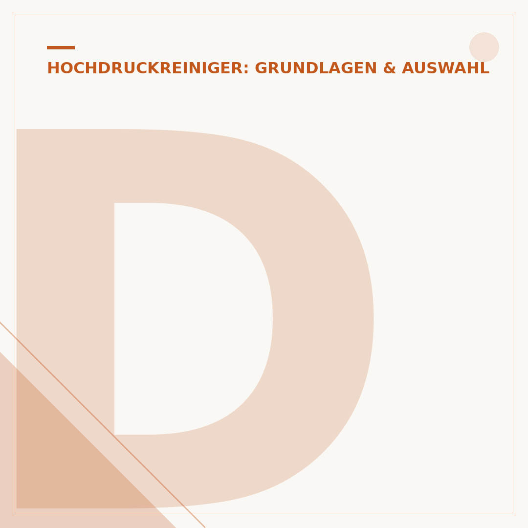 Dampfstrahler und Hochdruckreiniger