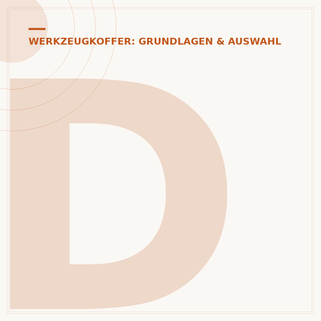 Deko-Werkzeugkoffer