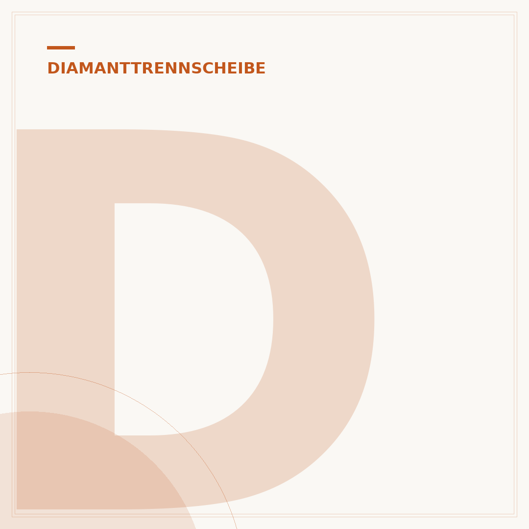 Diamanttrennscheibe stumpf: Material, Anwendung & Auswahl