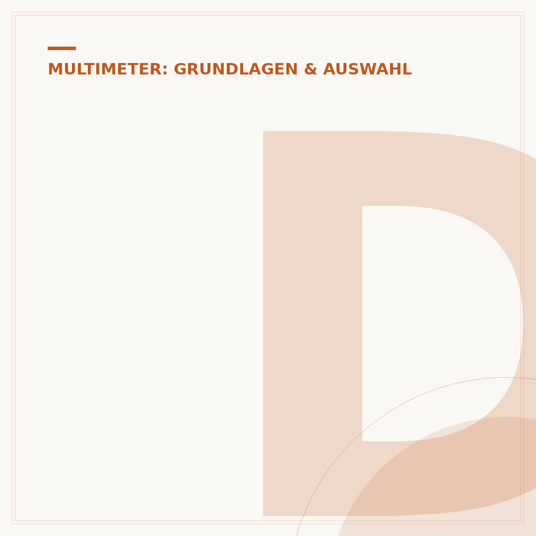 Digitalmultimeter: Präzise Messungen für Profis & Heimwerker