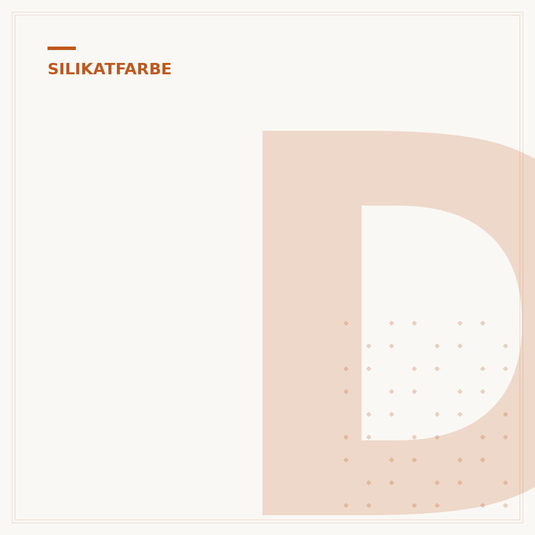 Dispersions-Silikatfarbe