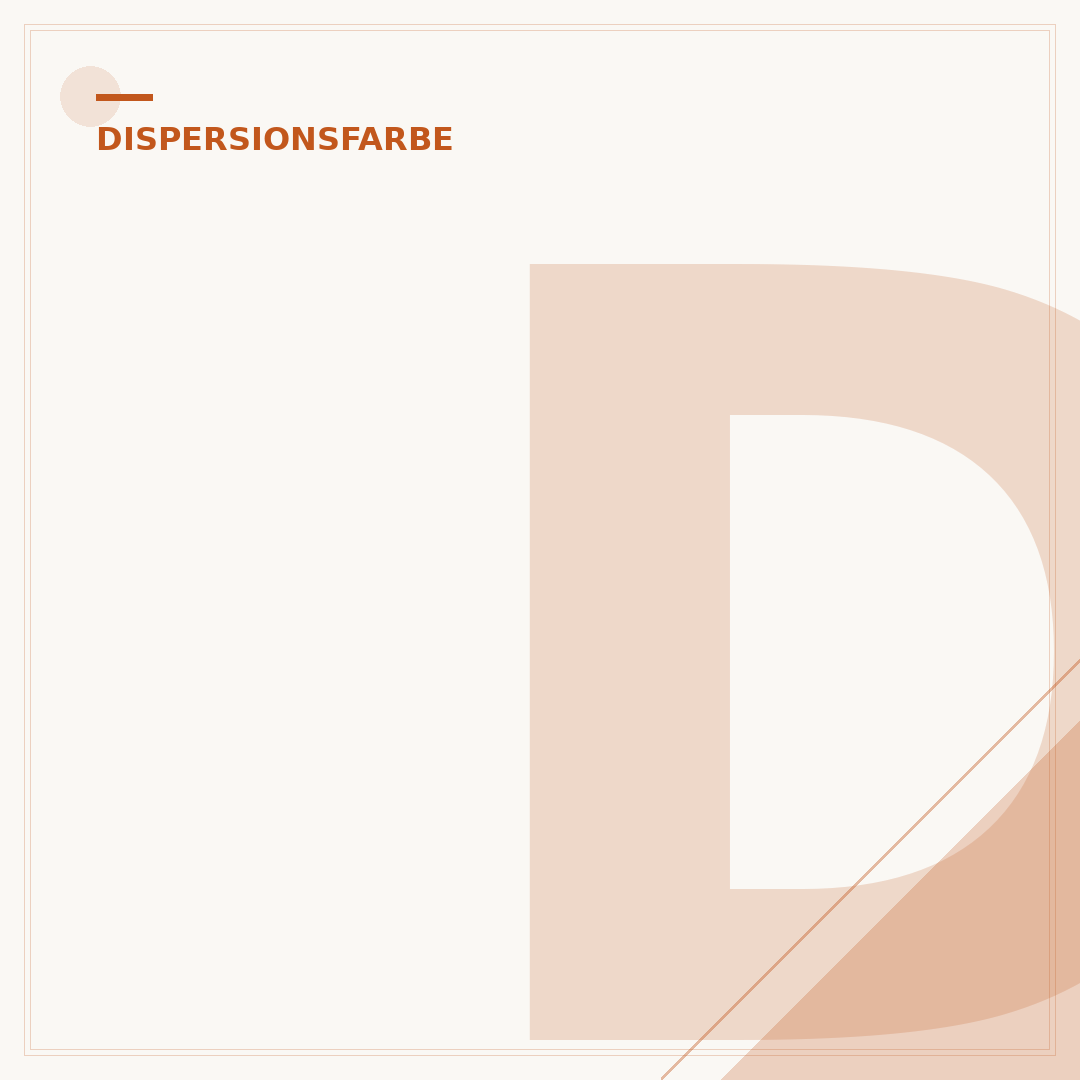Dispersionsfarbe oder Silikatfarbe