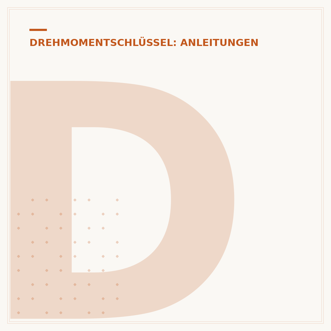 Drehmomentschlüssel reparieren: Fehleranalyse & Wartung