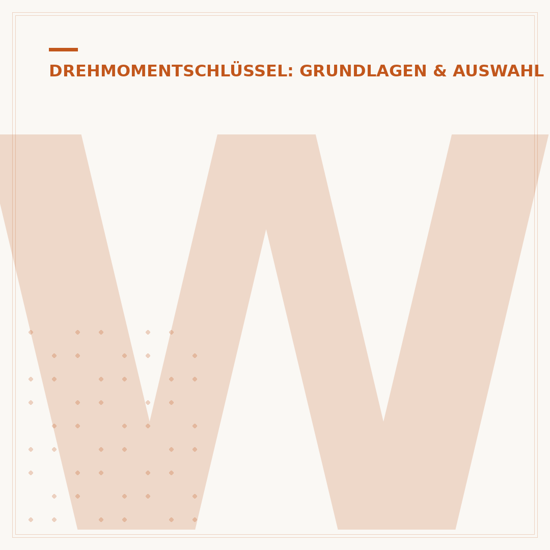 Wisent Drehmomentschlüssel: Präzision für Profis