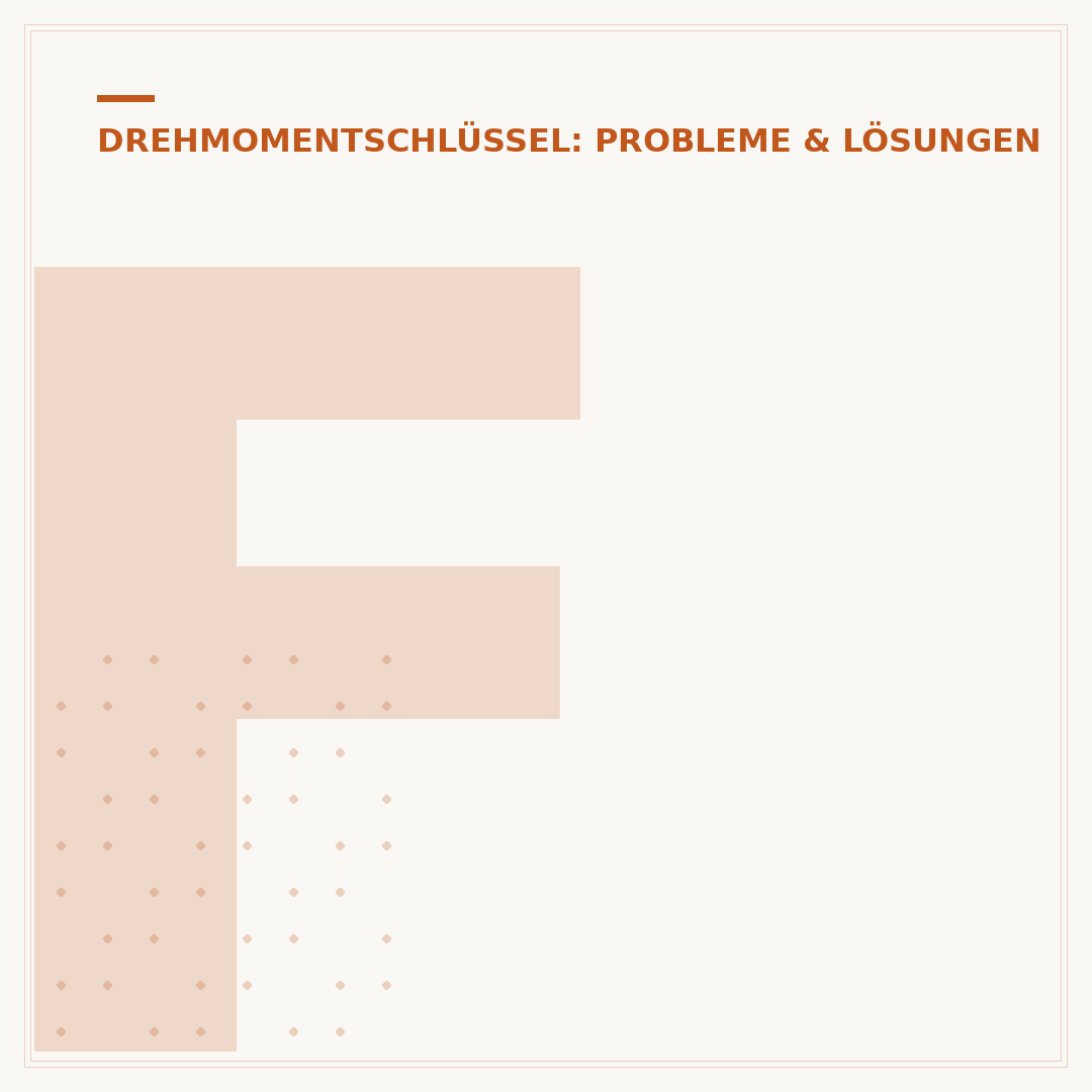 Feder-Mechanismus des Drehmomentschlüssels klemmt