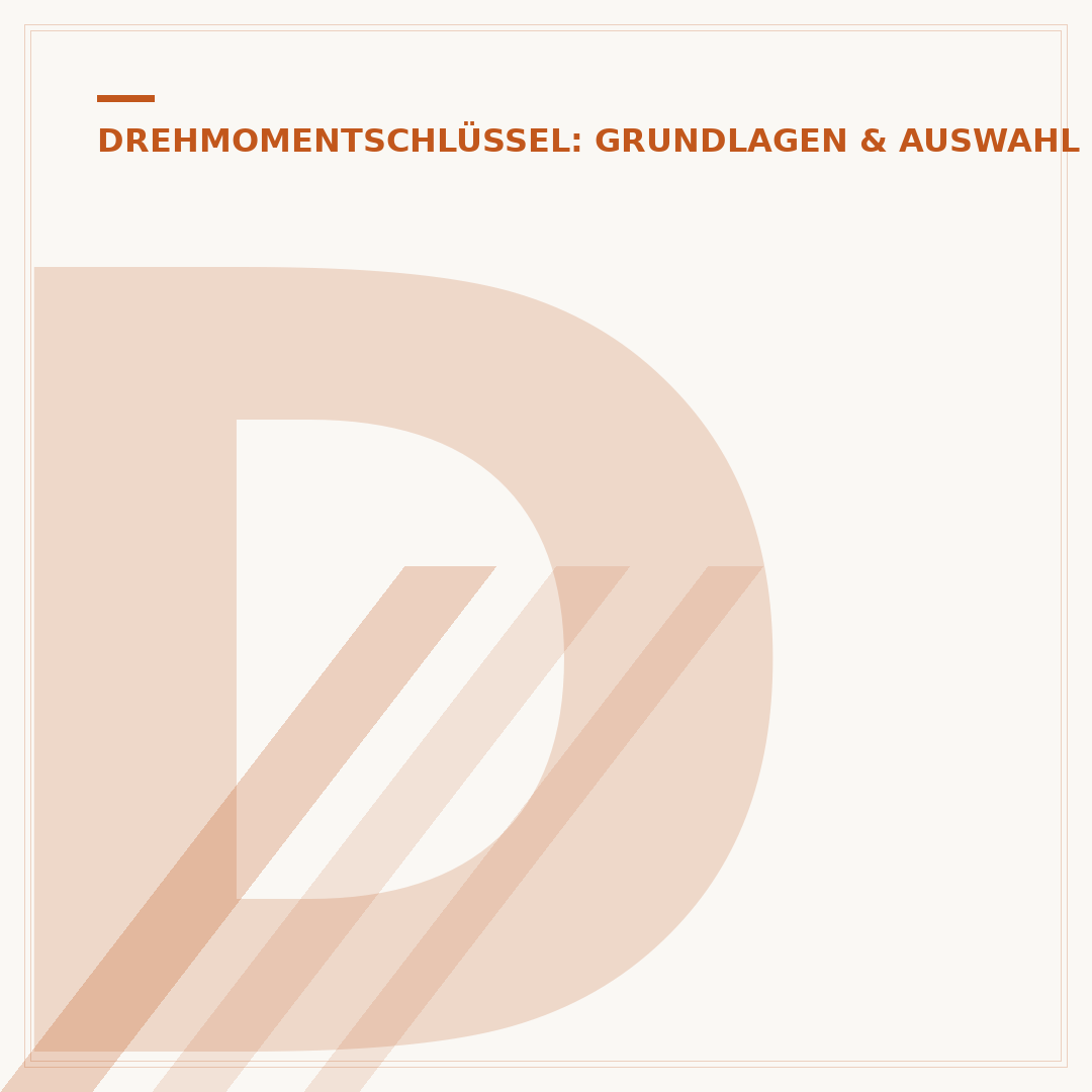 Drehmomentschlüssel für Linksanzug