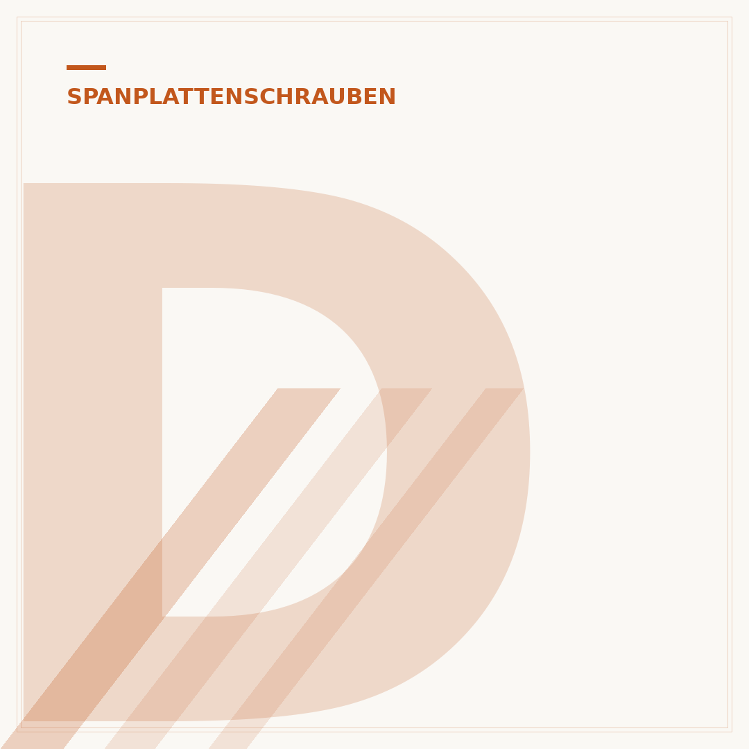 Dresselhaus Spanplattenschrauben